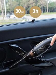 1pc Portable Vacuum Cleaner - Black - View 6
