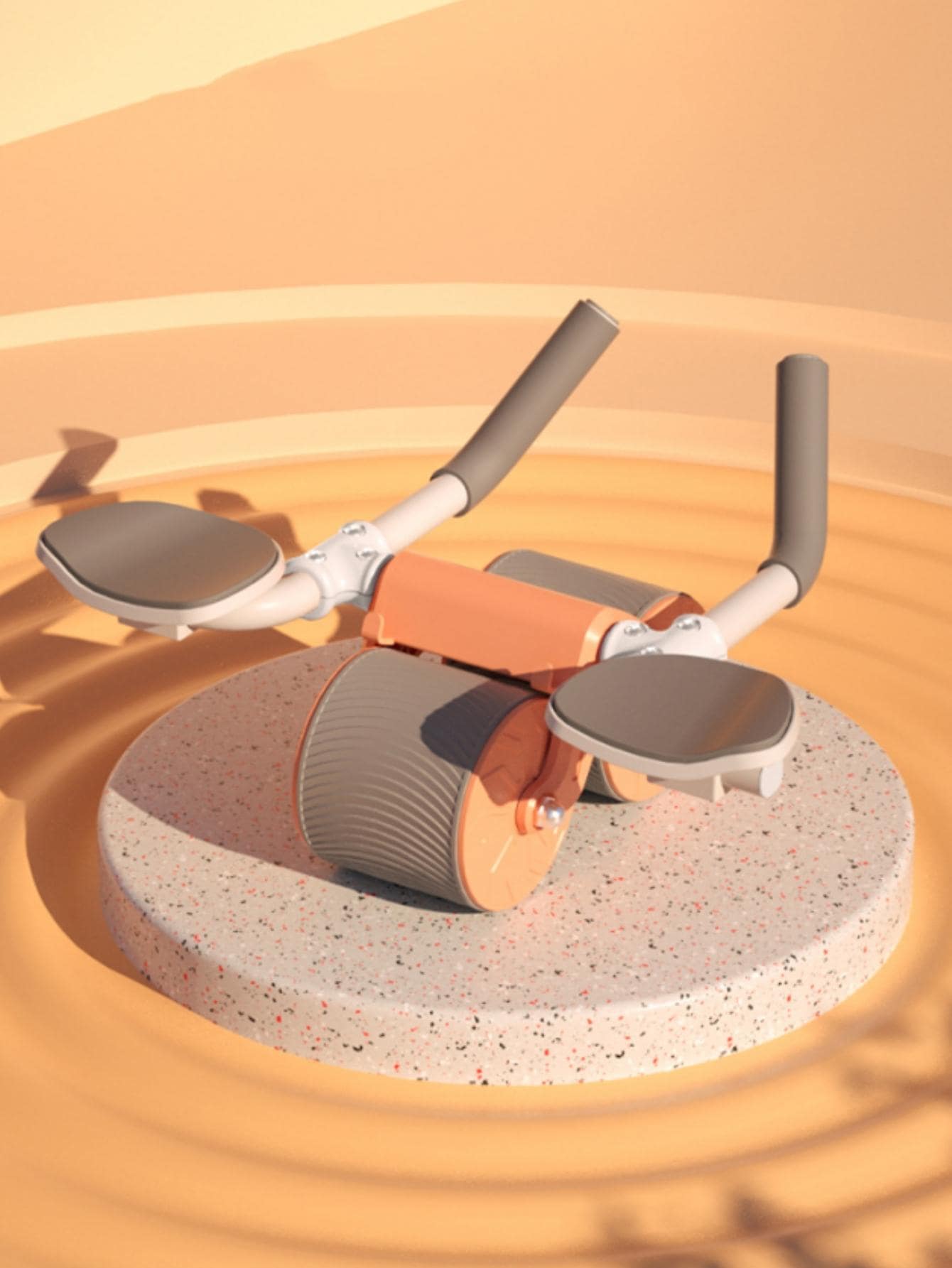 1pc Ab Roller - Orange - View 1