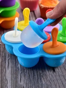 1 cái Khuôn Popsicle Khối Màu - Màu xanh lam - Xem 1