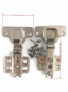 2入組櫥櫃合頁帶扣 - 淺灰色 - 查看 3