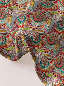 1入款波西米亞風格親膚透氣珊瑚絨床罩(不包括枕套) - 彩色 - 查看 5