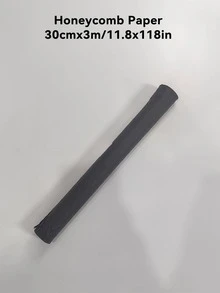 30cmx3m 1 cuộn Đen Giấy đóng gói Tổ ong Đệm Cuộn Cái đệm Dây Quấn Cuộn Thân thiện Di chuyển Màu xanh lá Bọc - màu đen - Xem 2