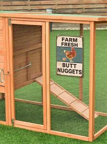 1入組雞圖案掛飾 - 青碧色 - 查看 3