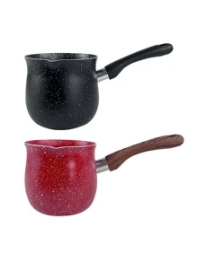 1入組鋁合金咖啡壺 - 黑色 - 查看 3