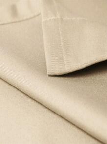 BONZER 1入組素色戶外防水窗簾 - 棕色 - 查看 4