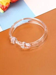 1入組塑膠浴簾掛鉤 - 無色 - 查看 6