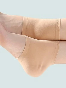 2 piezas cubierta protectora de talón de silicona, cubierta protectora de talón antigrietas secas, cubierta de reparación de pie