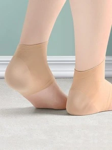 2 piezas cubierta protectora de talón de silicona, cubierta protectora de talón antigrietas secas, cubierta de reparación de pie