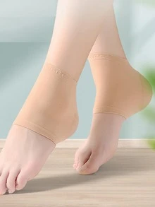 2 piezas cubierta protectora de talón de silicona, cubierta protectora de talón antigrietas secas, cubierta de reparación de pie