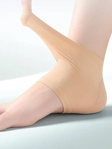 2 piezas cubierta protectora de talón de silicona, cubierta protectora de talón antigrietas secas, cubierta de reparación de pie