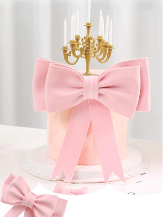 1pc Bow Design Cake Decoration