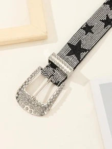 水钻装饰腰带万圣节秋季，秋季，万圣节 - 黑色 - 查看 2