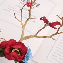 1 băng đô trang trí hoa phong cách Boho cho nữ, để trang trí - Nhiều màu - Xem 4