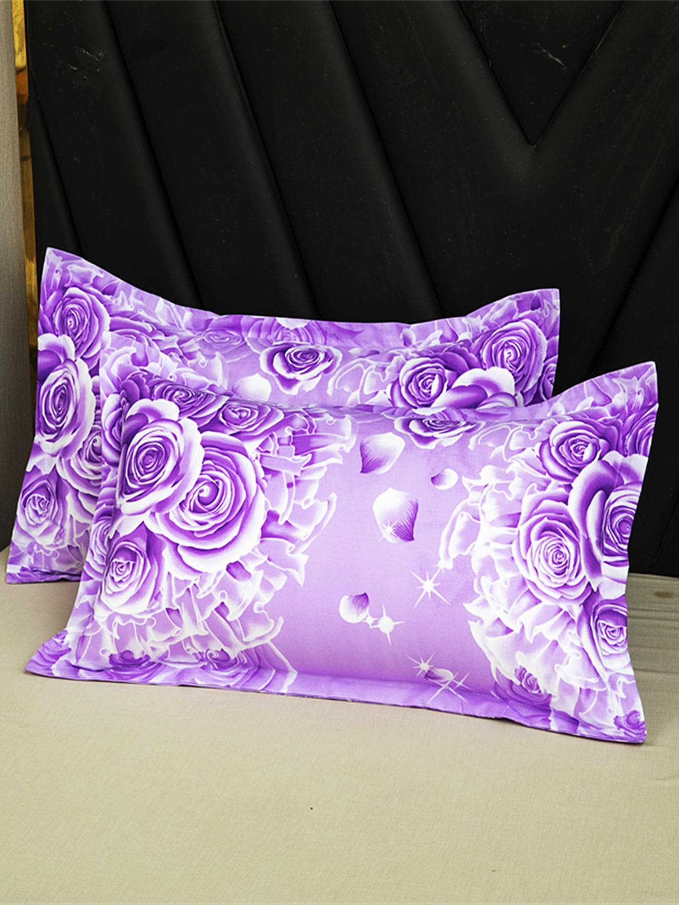 1pc Solid Pillowcase Without Filler, Polyester Thick Soft Bedding Pillowcase For Household