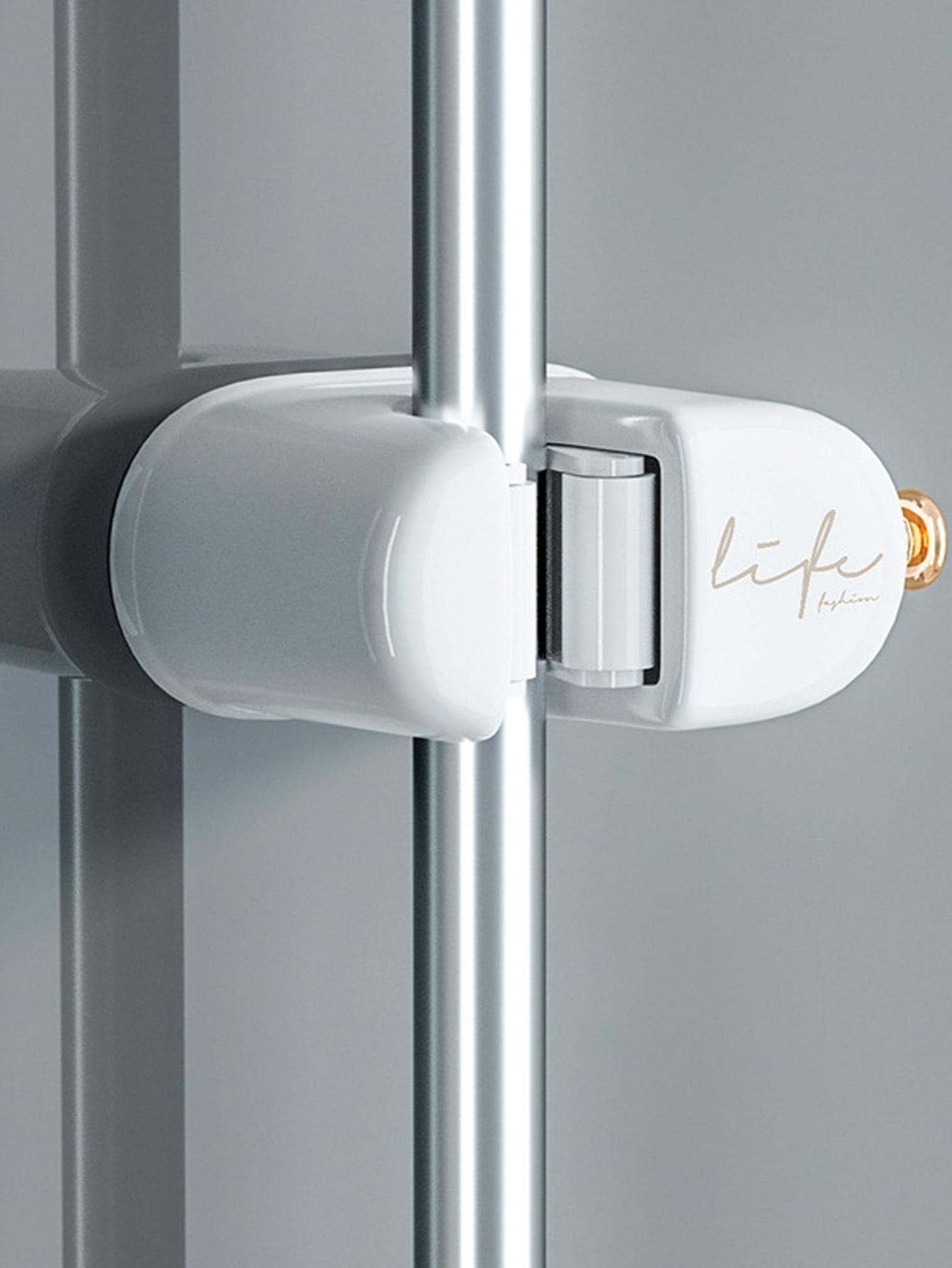 1 Gói Cây Lau Nhà Monogram Giá Đỡ Cây Lau Nhà ABS Trắng Treo Tường Cây Lau Nhà Gia Đình Móc Bảo Quản - trắng - Xem 1