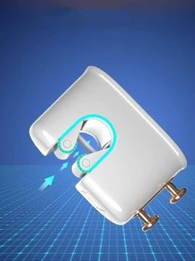 1 Gói Cây Lau Nhà Monogram Giá Đỡ Cây Lau Nhà ABS Trắng Treo Tường Cây Lau Nhà Gia Đình Móc Bảo Quản - trắng - Xem 5