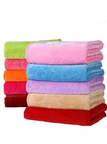 1入組素色橘色舒服的編織織物睡眠適用於家庭 - 橘色 - 查看 4