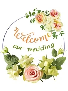 5pcs/set DIY Round Blank Place Card, Clear Acrylic Table Seating Card, For Party - Clear - View 6