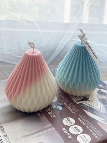2 Chiếc Khuôn Nến Hình Học Hình Quả Lê Nến Thơm Khuôn Silicon DIY Họa Tiết Origami Chai Trang Trí Nhà Cửa Làm Nến Sọc Hình Nón Hương Thơm Khuôn Thạch Cao - Nhiều màu - Xem 6