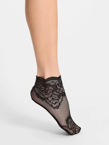 5 đôi Vớ mắt cá chân giản dị họa tiết hoa cho cuộc sống hàng ngày - Nhiều màu - Xem 4