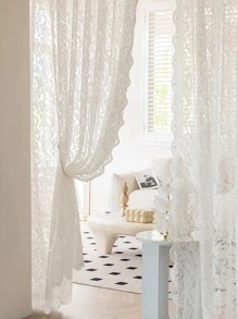 Rèm Cửa Ren - trắng - Xem 2