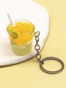 Beverage Cup Charm Keychain - Multicolor - View 1