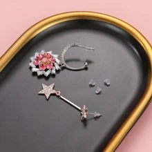1 pudełko przezroczysty miękki silikonowy wisiorek i kolczyki antypoślizgowe poduszki, elegancka i damska zatyczka do kolczyków do mocowania biżuterii DIY i antypoślizgowy klips do skóry