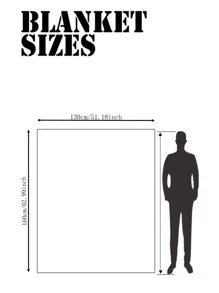 1pc Leopard & Leaf Pattern Blanket, Tassel Decor Fabric Sleeping Blanket, For Home