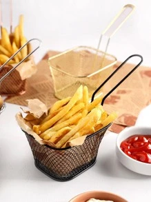 1pc Fries Basket - Black - View 1