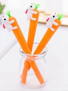 1入組胡蘿蔔設計中性筆