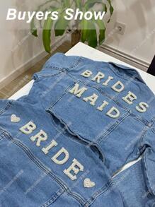 26英文字母人造珍珠水鑽衣服補丁A-Z字母珍珠水鑽貼花縫製/粘貼補丁DIY名稱