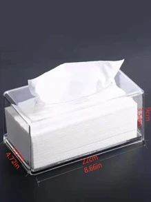 1 Stück durchsichtige Taschentuch Aufbewahrungsbox, Home Artikel, Tisch, Heimdekorationen, Heimorganisation und Aufbewahrung, Raumdekoration, Schlafzimmer Deko, Küchenausstattung, Küchenutensilien, Küchenorganizer, Reisen, Feiertage, Taschentuchhalter, Serviettenhalter, Familienfest, Küchentisch Dekoration für Zuhause Küche Schlafzimmer Wohnzimmer Esszimmer, Heimdekoration Accessoires, Dekorative Box, Hochzeit Geschenk für Frauen, Sommer Reise Ferien Festival Muss-haben