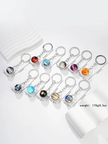 11pcs Men Planet Charm Keychain Casual Car Accessories Bag Charm Backpack For School Cute Goth Y2k