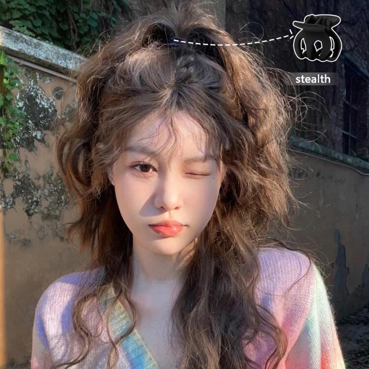 Femme 1 pièce unicolore griffe en forme de fixé queue de cheval décontracté petit cheveux pour vie quotidienne - Noir - Voir 2