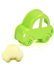 1 pieza Molde de sándwich en forma de coche - Verde - Ver 3