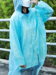 10pcs/1pc Portable Disposable Rain Poncho With Card, Compressed Children Adults Unisex Raincoat Thin Long Hooded Full Body Waterproof Rain Cape For Outdoor Activities For School,Office,Household,Travel - Multicolor - View 6