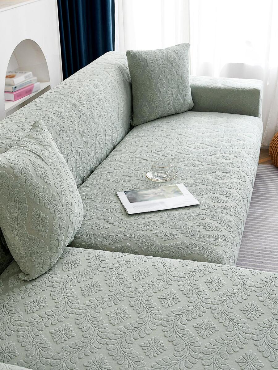 1 pieza Funda de sofá jacquard - Verde - View 1