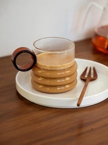 1 cốc cà phê thủy tinh trong suốt - Trong sáng - Xem 4