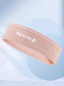 Dây buộc tóc họa tiết chữ cái - Hồng - Xem 3