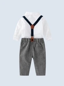 2pcs/Set Young Boys' Gentleman Suit - Multicolor - View 5