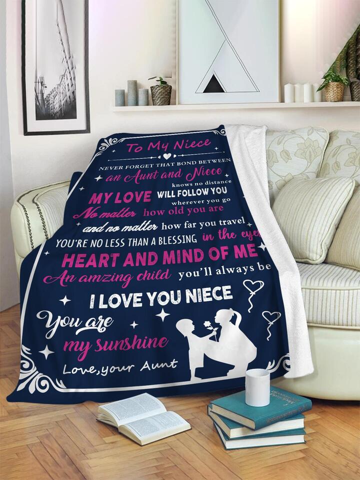 1pc Slogan Graphic Blanket, Modern Knitted Fabric Warm Blanket For Home |  SHEIN UK