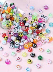 100pcs/set Creative Expression Pattern DIY Bead For Women For DIY Jewelry Making - Multicolor - View 2