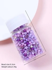 1box Bead DIY Jewelry Accessory - Purple - View 2