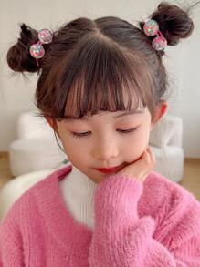 2 件女孩舞会装饰发带，适合圣诞节 - 玫紅色 - 查看 2