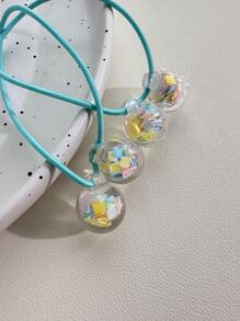 2 件女孩舞会装饰发带，适合圣诞节 - 藍色 - 查看 6