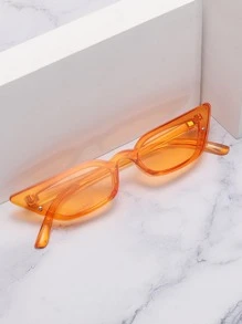 Mắt Kính Thời Trang Mắt Mèo - trái cam - Xem 4