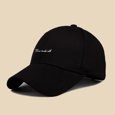 레터 그래픽 야구 모자