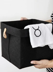 1PC Nordic Felt Storage Basket Living Room Tea Table Sundries Storage Basket Cloth Felt Storage Box Bedroom Neatening