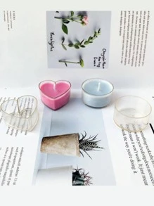 7pcs Clear Candle Mold
