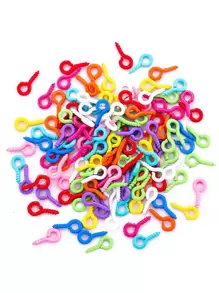 yuenz 200pcs/set Fashion Iron Sheep Eye Nail DIY Jewelry Accessory For Women For DIY Jewelry Making